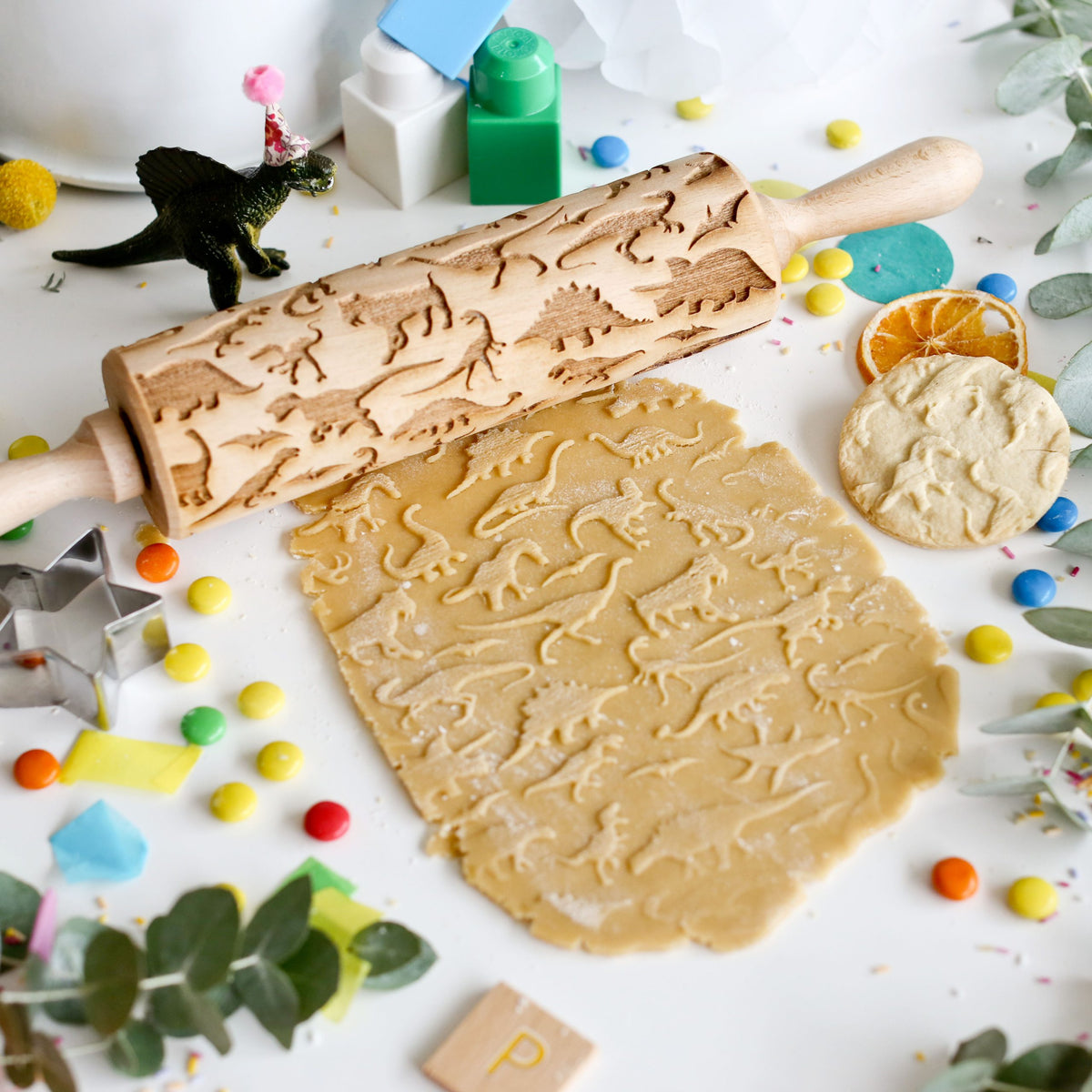 Dinosaur 1 Embossing Rolling Pin